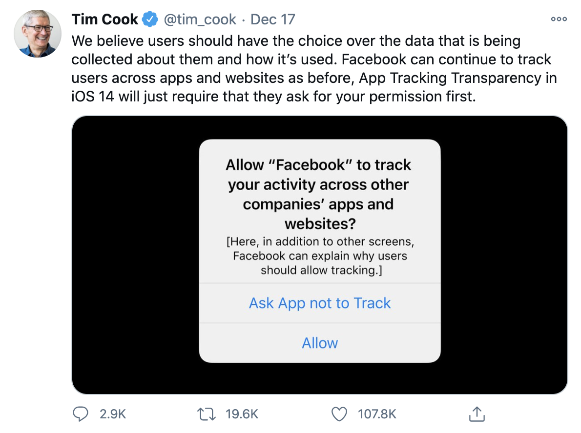 facebook apple ios 14 privacy update prompt